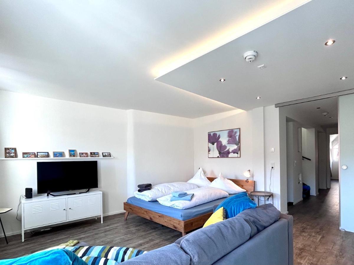 Ferienwohnung Fumi - Maisonette Im Sanierten Altbau Mit Grosser Dachterrasse Und Blick Ueber Die Insel Lindau  Exterior foto