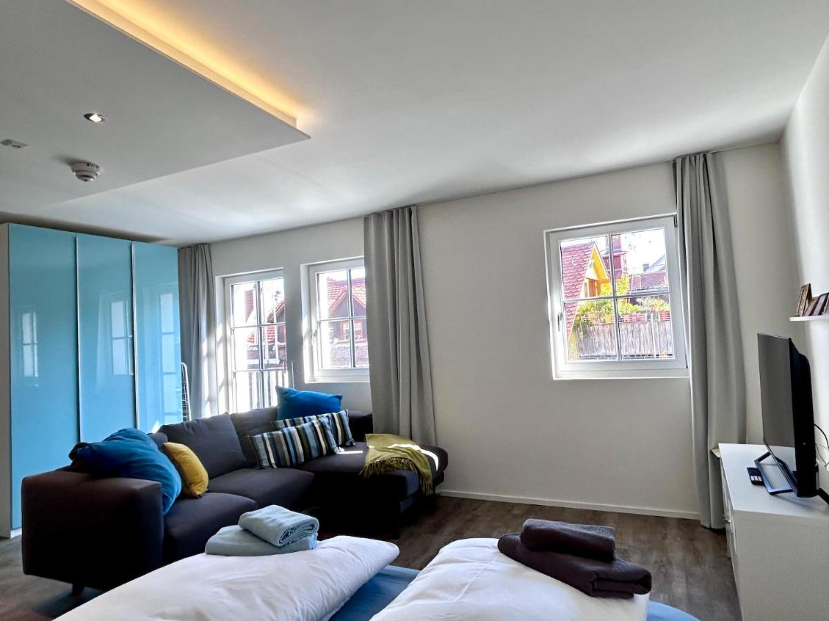 Ferienwohnung Fumi - Maisonette Im Sanierten Altbau Mit Grosser Dachterrasse Und Blick Ueber Die Insel Lindau  Exterior foto