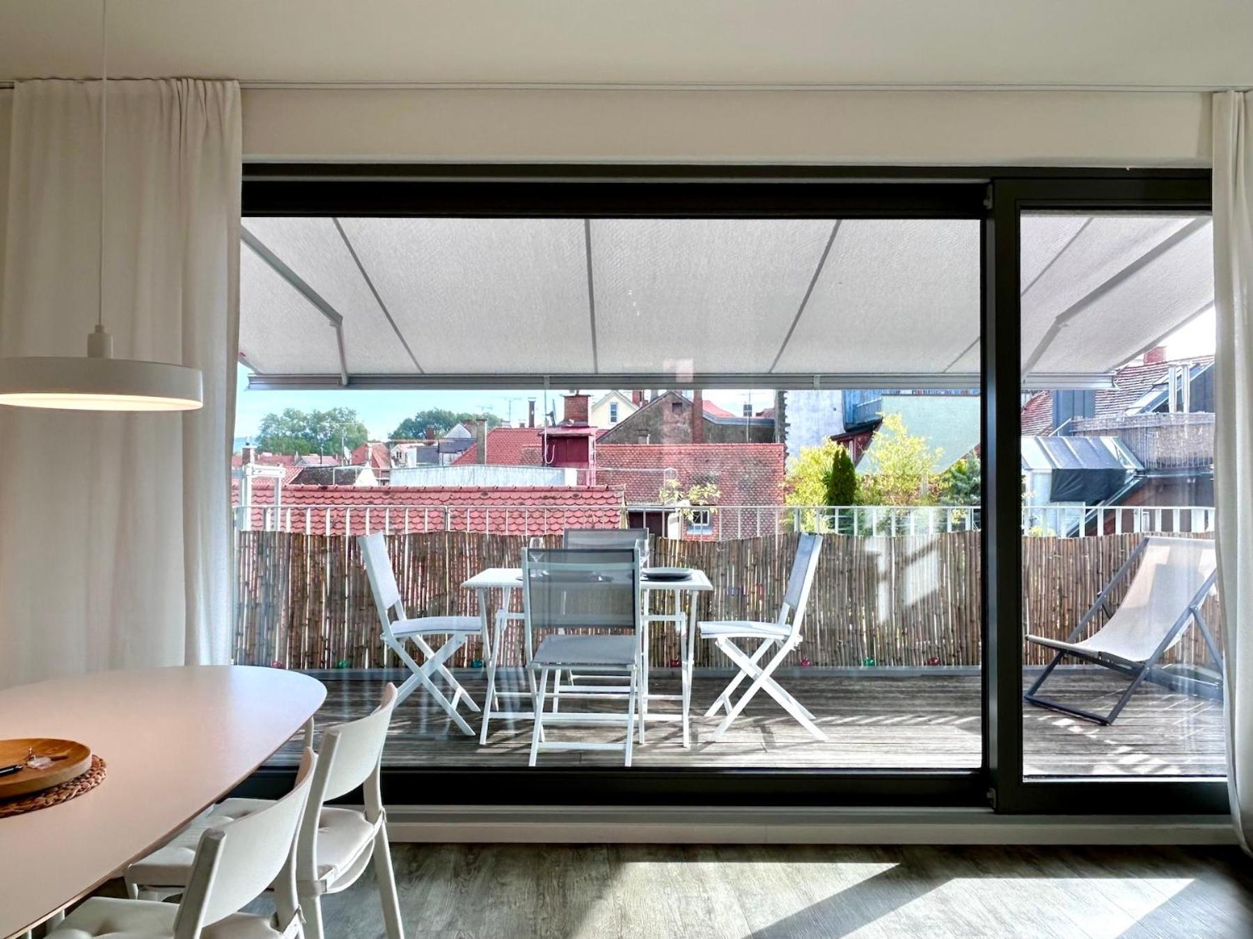 Ferienwohnung Fumi - Maisonette Im Sanierten Altbau Mit Grosser Dachterrasse Und Blick Ueber Die Insel Lindau  Exterior foto