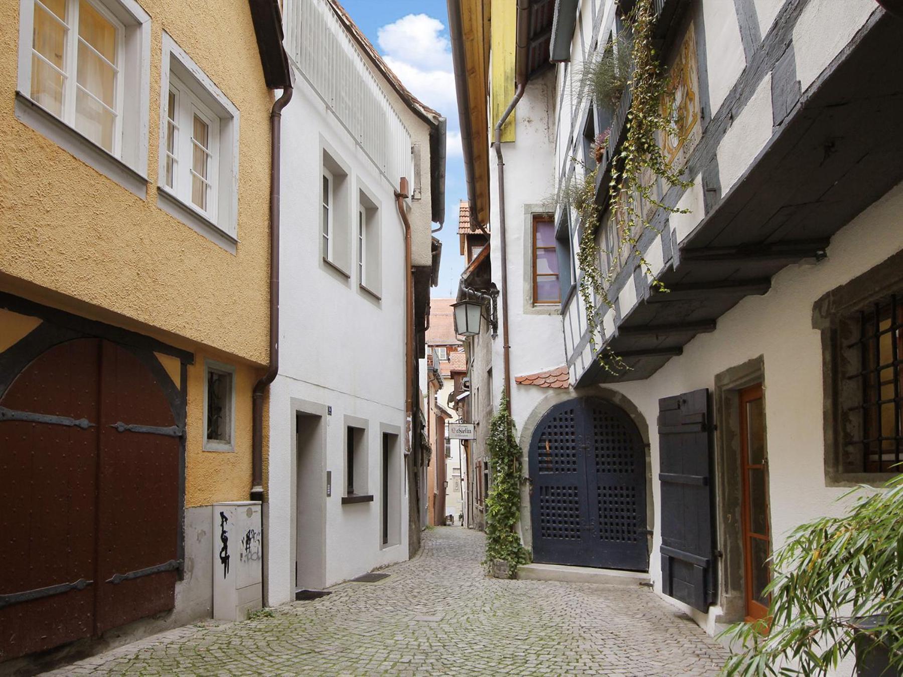 Ferienwohnung Fumi - Maisonette Im Sanierten Altbau Mit Grosser Dachterrasse Und Blick Ueber Die Insel Lindau  Exterior foto